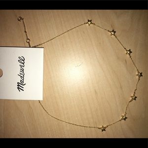 madewell gold puffy stars choker/ necklace